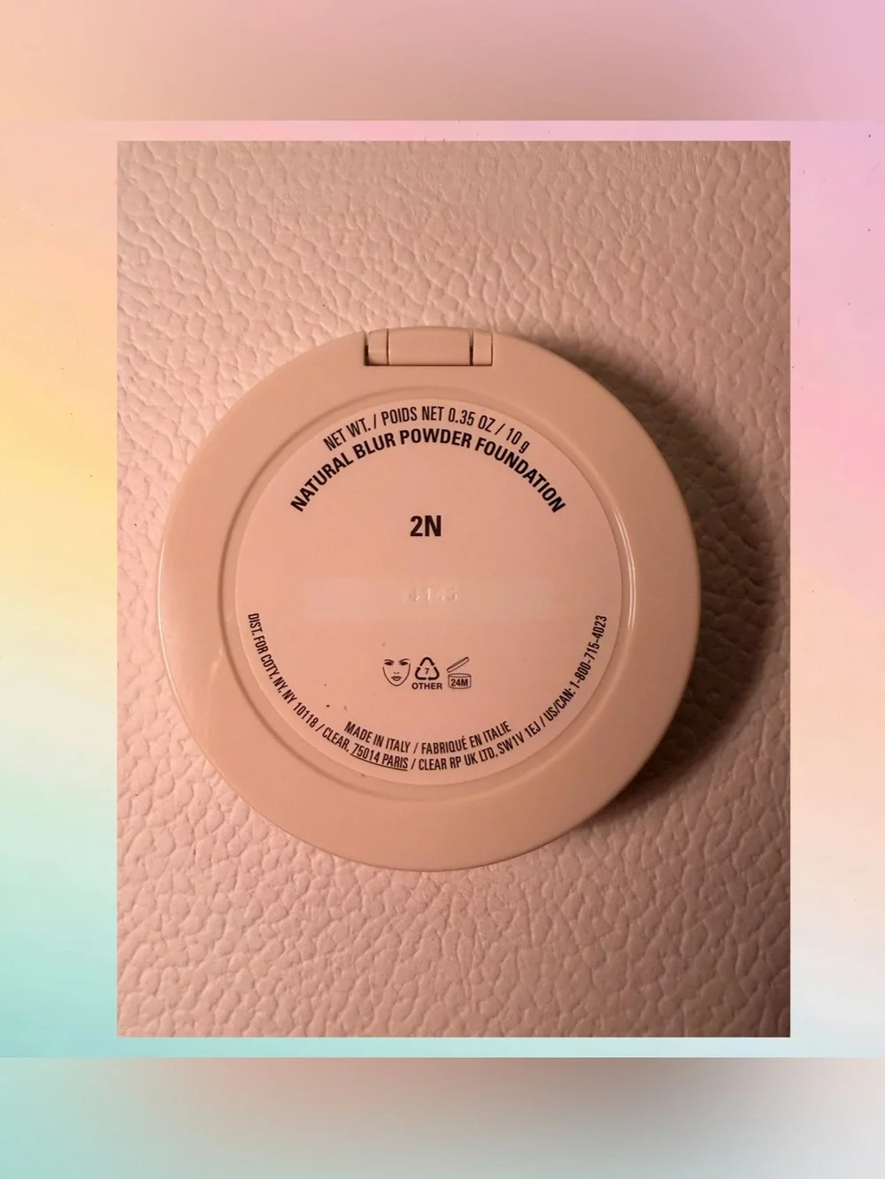 Kylie Cosmetics Natural Blur Powder Foundation 2N | Matte Finish | Full Size